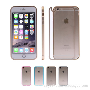 Aluminium metal back up automatic cellphone case for iPone 6 plus 5.5''